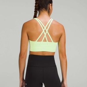 Lululemon Energy Longline Bra *Medium Support B–D Cups Faded Zap 4